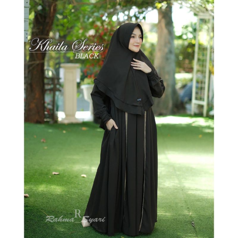 Khaila series gamis kekinian by Rahma syar'i