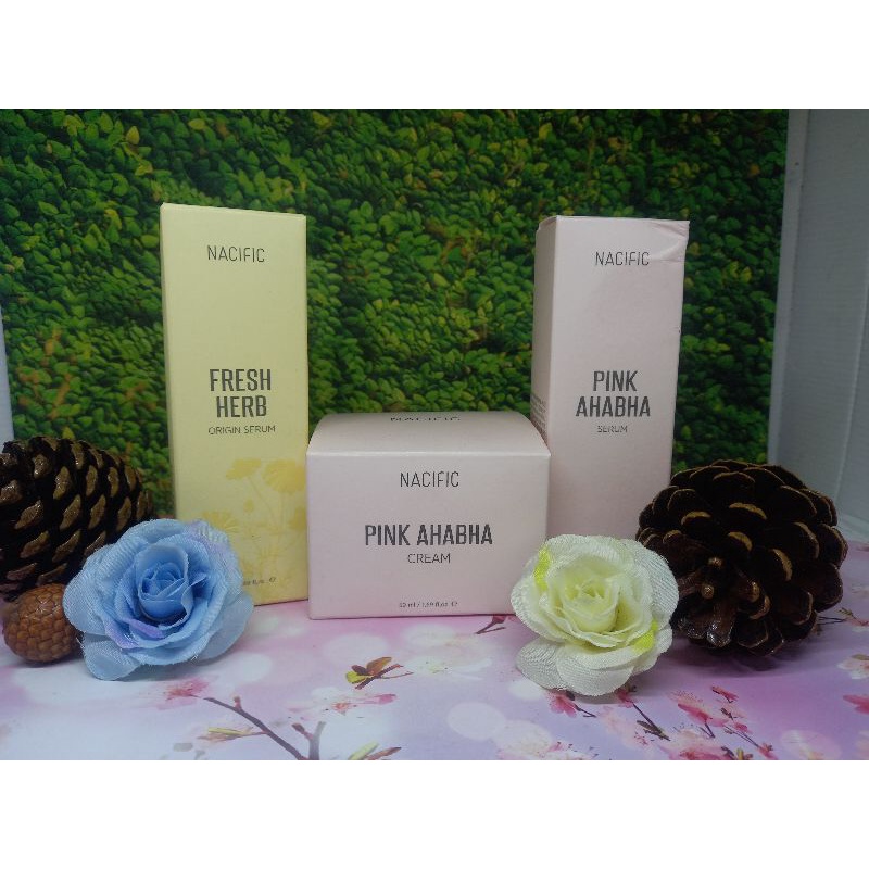 [PRELOVED] NACIFIC FRESH HERB ORIGINAL SERUM- PINK AHHABHA SERUM- PINK AHHABHA CREAM-NACIFIC BLACKHE