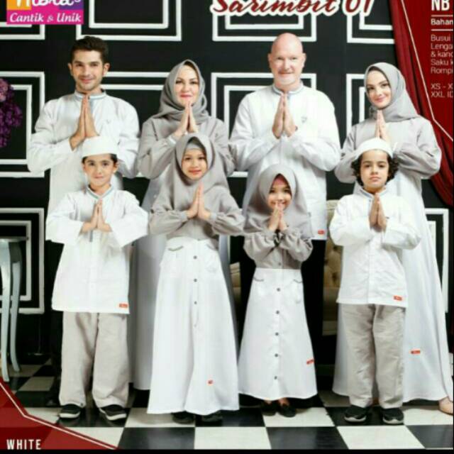 GAMIS NIBRAS COUPLE KELUARGA/GAMIS DEWASA NIBRAS