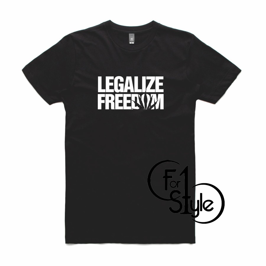 T-SHIRT KAOS LEGALIZE FREEDOM