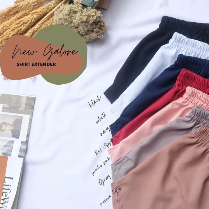 Galore shirt extender - rok sambung baju pendek/ crop Termurah