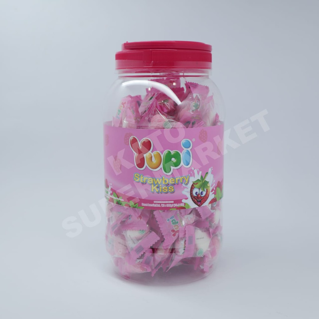 

Yupi Strawberry Kiss Jar