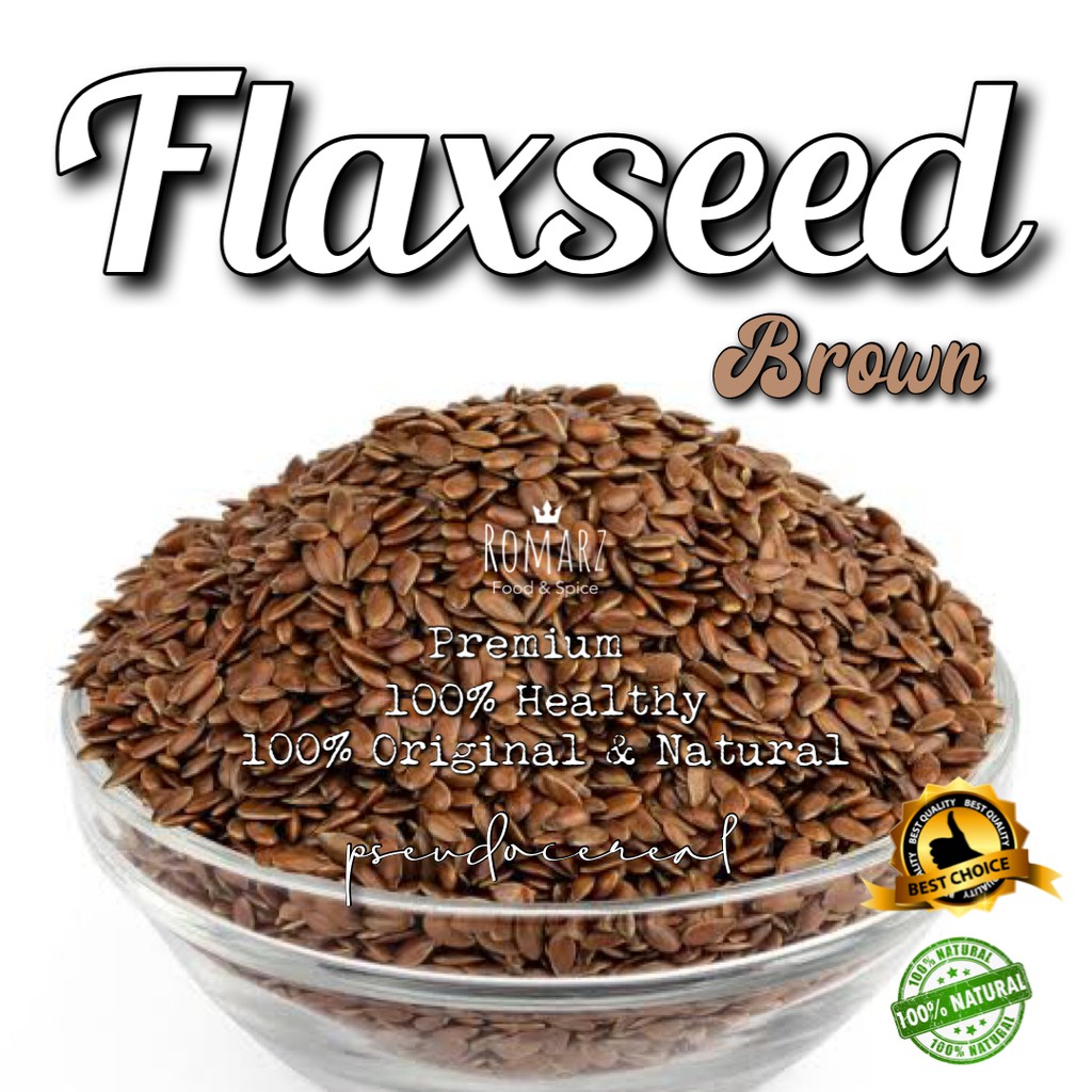 

BROWN FLAXSEED PREMIUM 500gr | NATURAL BROWN FLAXSEED