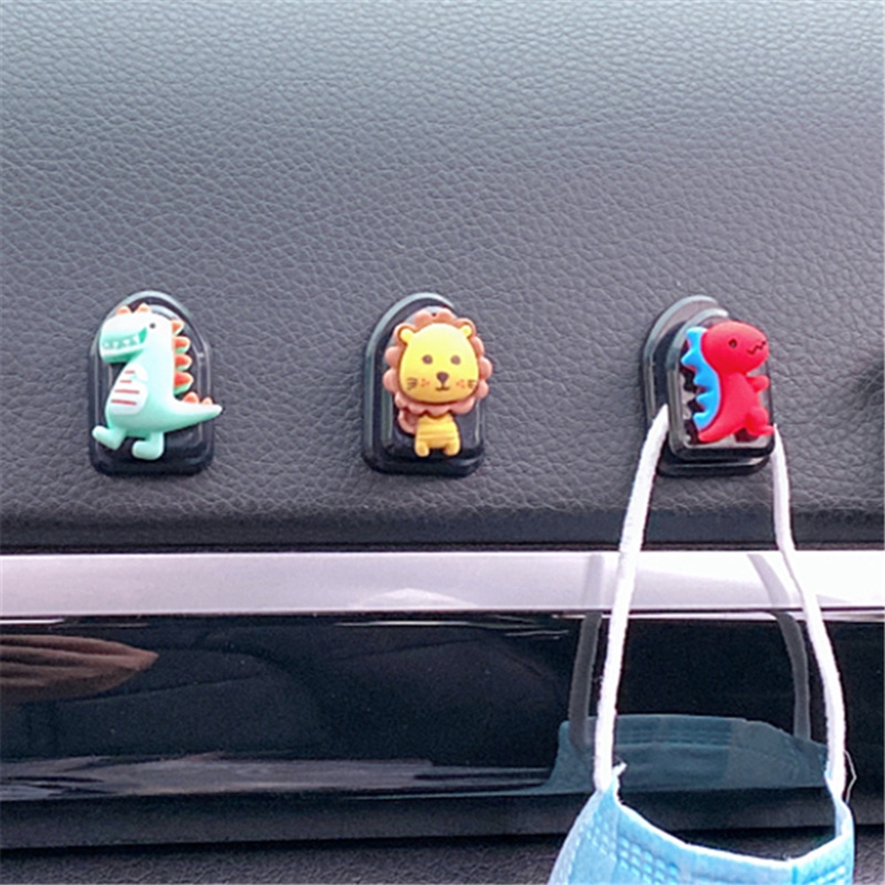 1pc Kait Gantungan Kunci / Kabel USB / Headphone Multifungsi Untuk Belakang Jok Mobil
