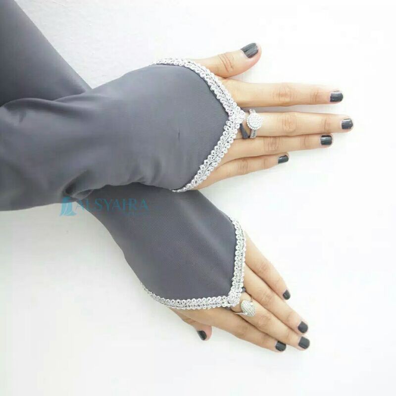 Manset Handsock Cincin Motif Zahrah  Alsyahra Exclusive