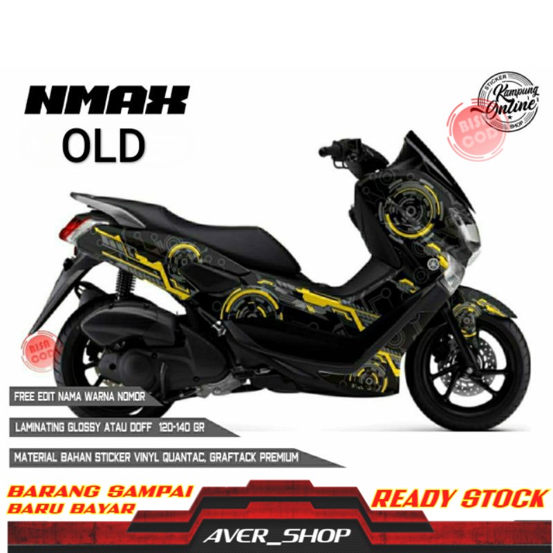 Decal nmax old full body Striping motor nmax 155 variasi Sticker motor full motif Stiker decal nmax