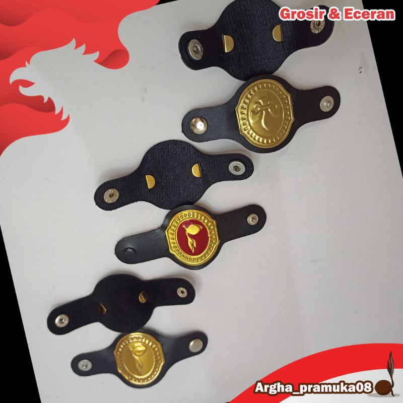 ring hasduk wosm Pramuka kalep/kolong kacu tunas hasduk kalep/bahan kuningan