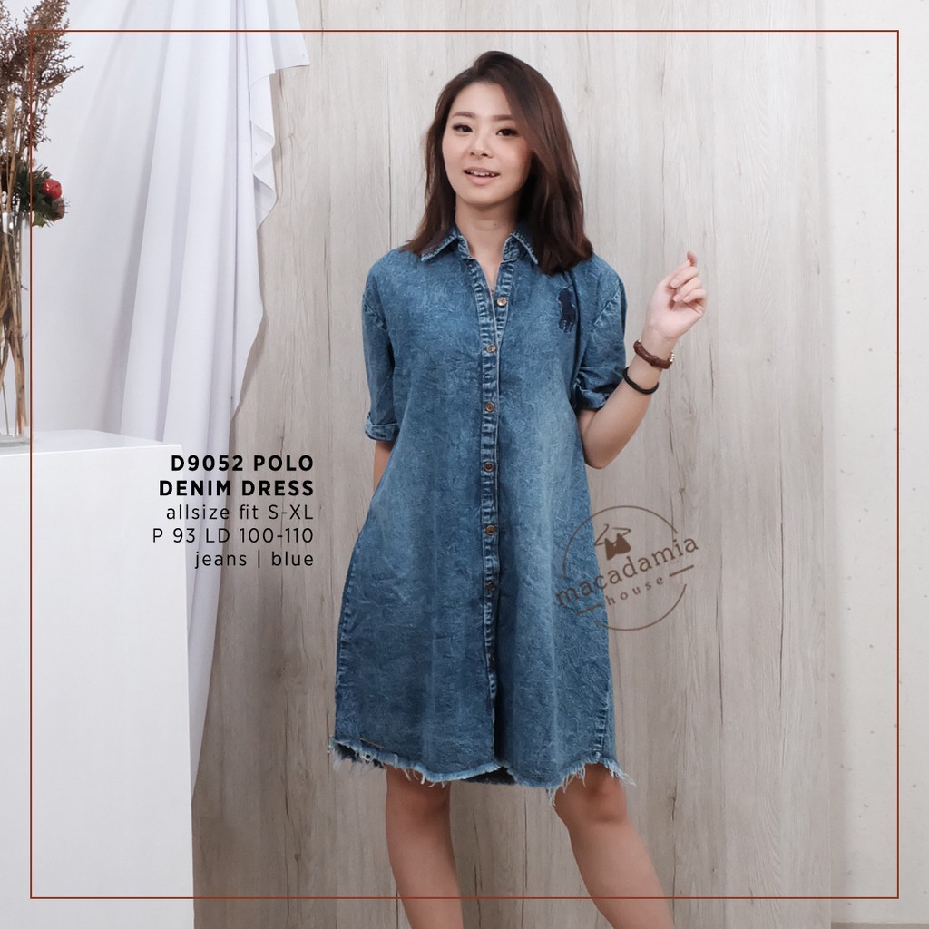 denim house dress