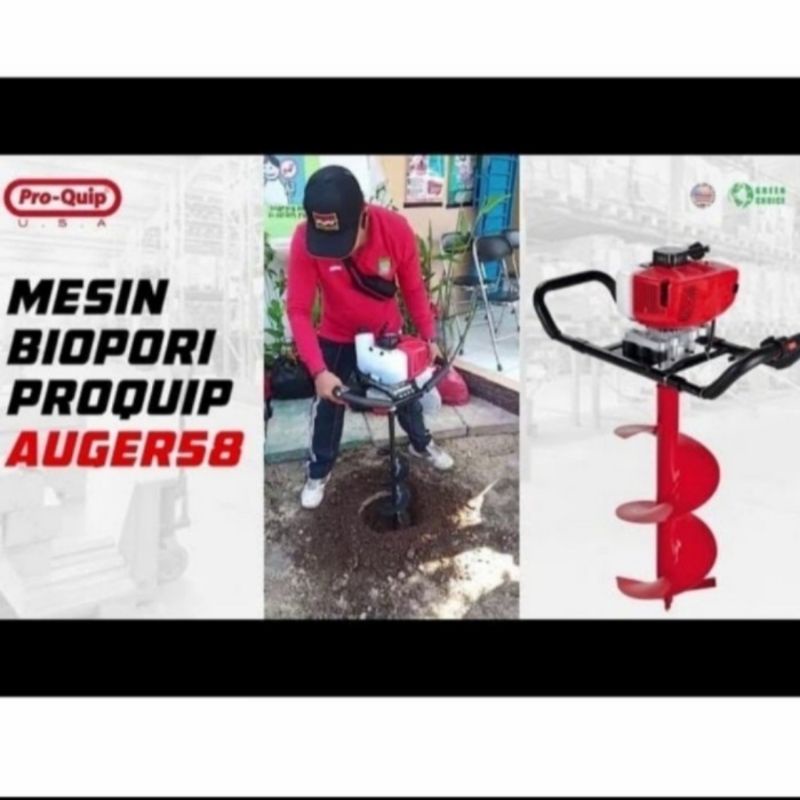 Mesin Bor Tanah 25cm Proquip Auger 58 Mesin Bor Tanah Proquip USA
