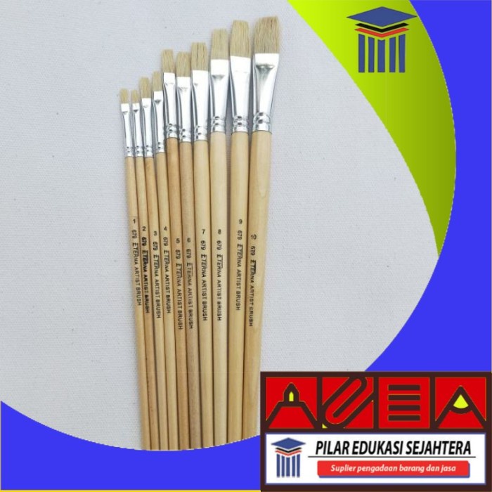 

KUAS / KUAS LUKIS FLAT ETERNA NO 1-12 MURAH