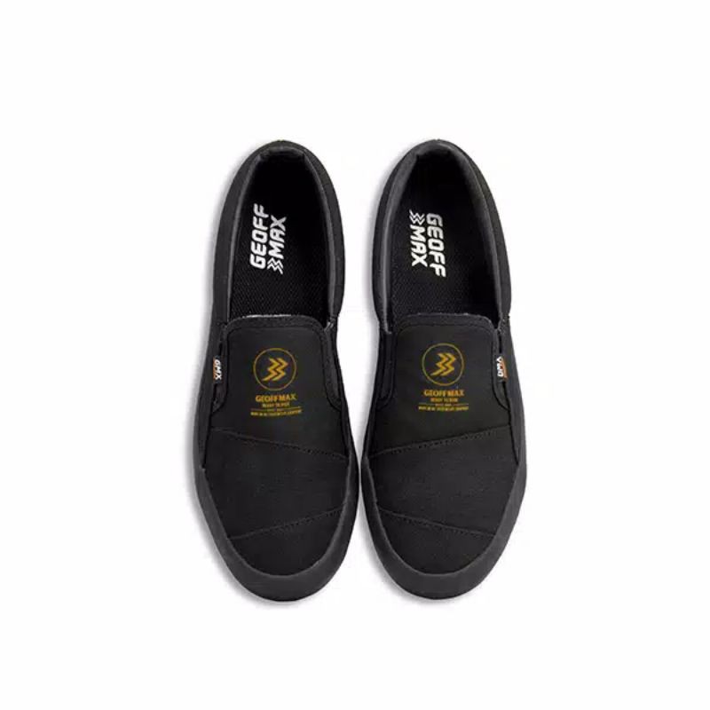 SEPATU SLIP ON GEOFF MAX MEERY ALL BLACK