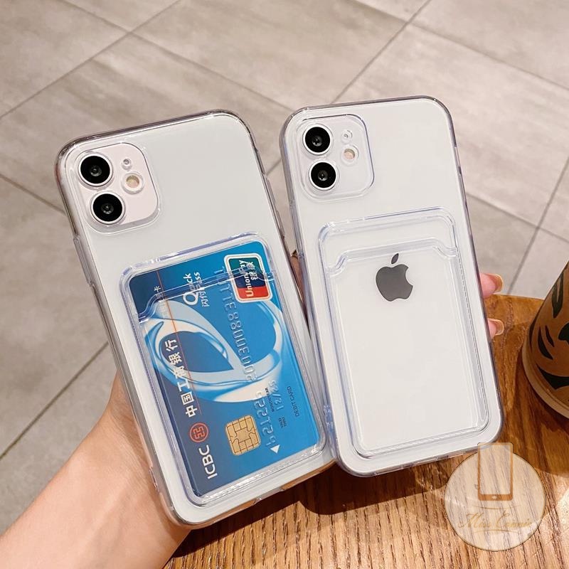 Soft Case Dompet Kartu Kredit Bahan Tpu Untuk Samsung A32 A21S A20S A42 A41 A30 A21 A2 Core Note 10 Note 20 Note 8 Note 20 Note 10plus M01 M11 M20 M21 M30S