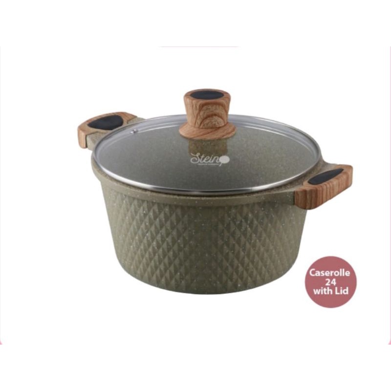 ECERAN DIAMOND STEIN COOKWARE frypan caserrol