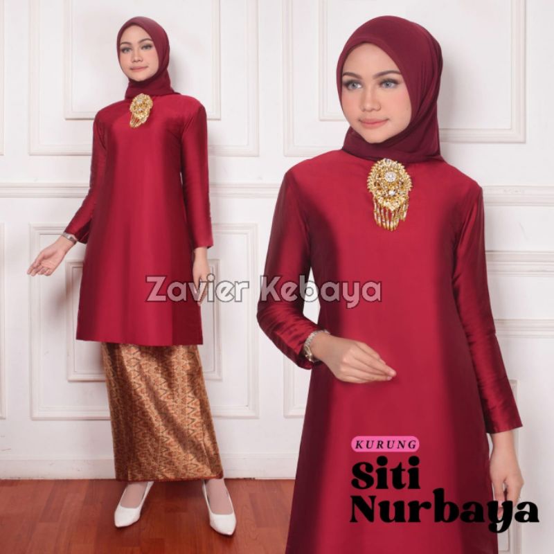 Tunik Wanita Taffeta-Tunik Kurung Siti Nurbaya COD✅