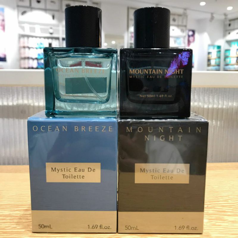 MYSTIC EDT PERFUME 50ML PARFUM COWOK MINISO OCEAN BREEZE MOUNTAIN NIGHT