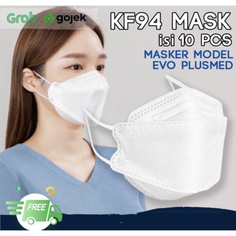 Masker KF94 / Masker KF 94 / Masker Korea KF94 / Masker [ 1 box isi 10 pcs masker ]