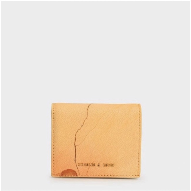 C Front Flap Watercolour Print Small Wallet