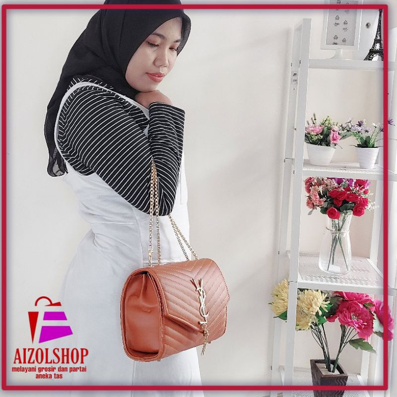 tas selempang wanita YOLA rantai slingbag