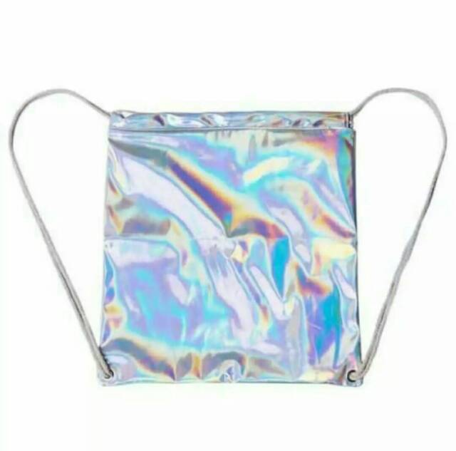 Rully68shop Tas sringbag hologram free masker tas serut wanita