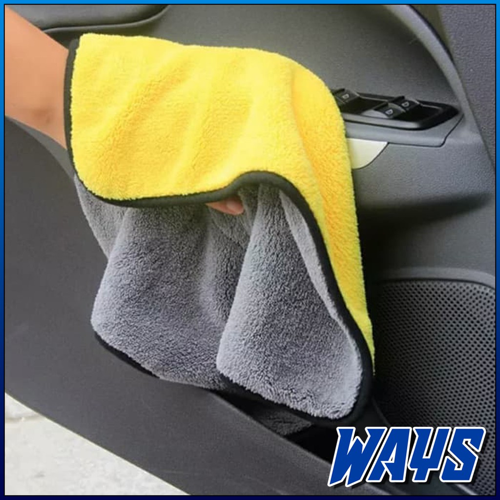 [Z101] Kain Lap Cuci Microfiber Wax Cleaner Detailing Halus Body Dashboard Mika Kaca Motor Mobil