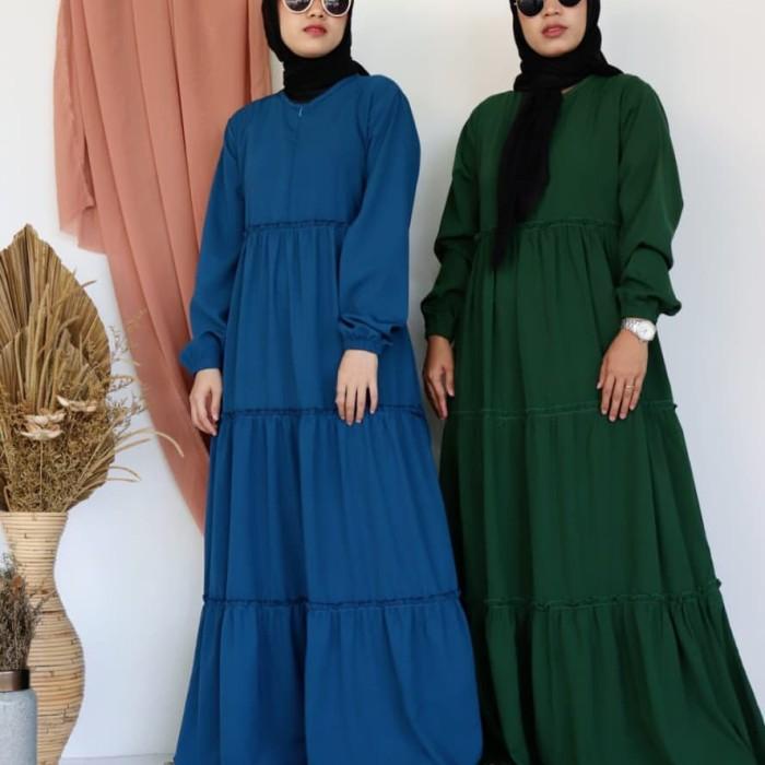 GAMIS HITAM PUTIH POLOS SYARI / GOMES / BAJU HITAM / BAJU PUTIH