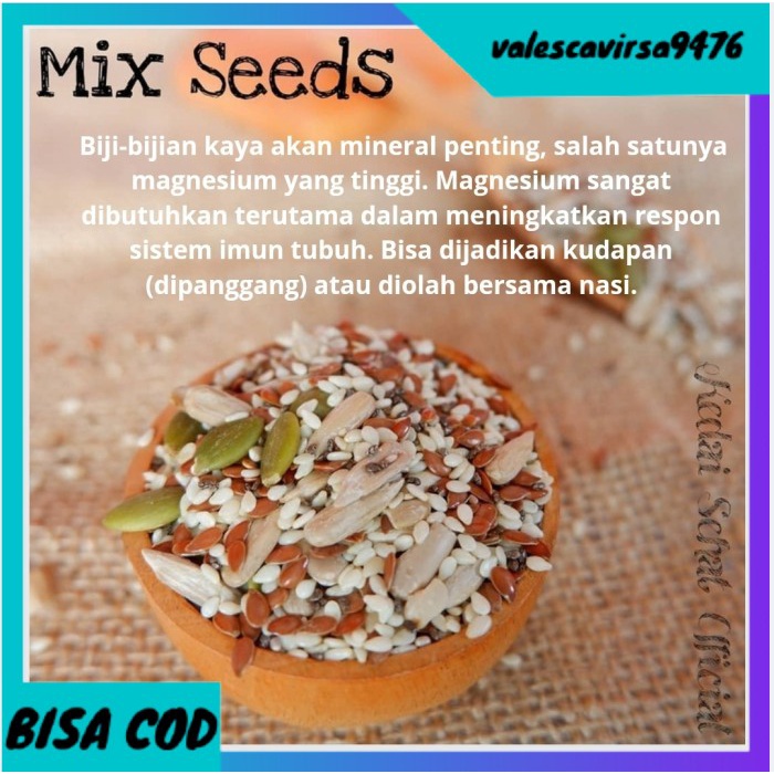 

⭐BISA COD⭐ Mix seeds 500gr