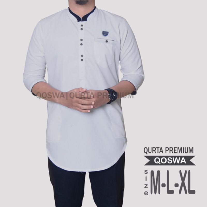 QOSWA 01 Qurta 3/4 Toyobo Qoswa/QOSWA/kurta QOSWA