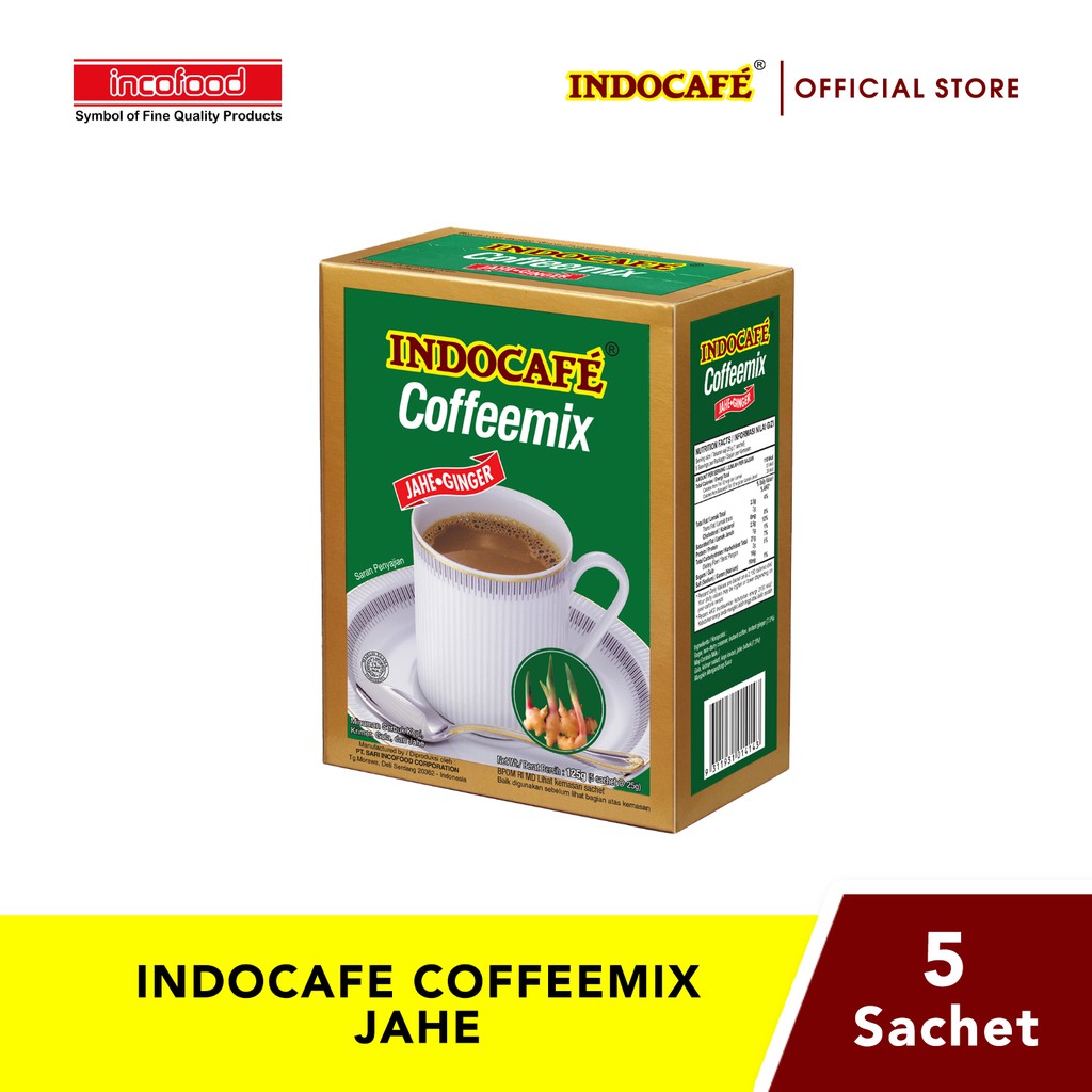 Indocafe Coffeemix Jahe (5 sachet)