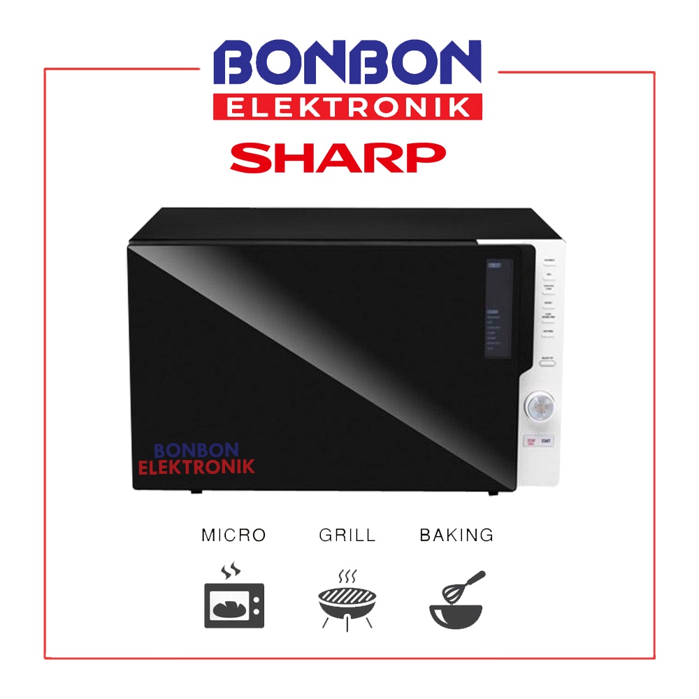 Sharp Microwave Oven 28 Liter R-88D0(K)-IN / R88D0 / R-88DO(K)IN / R 88DO 28L