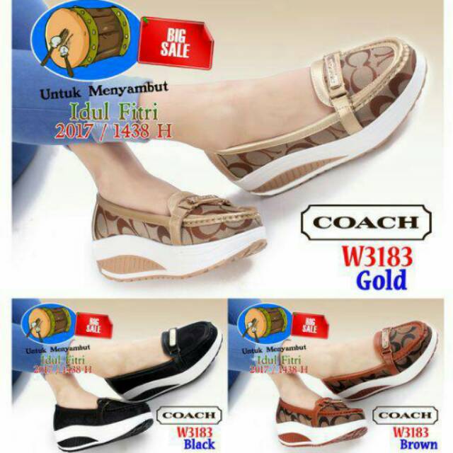 Sepatu @95rb SlipOn Coach 3183 (BOOM SALE)