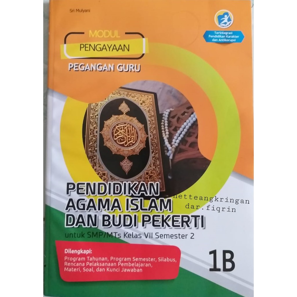 Buku Pegangan Guru Smp K13 Pendidikan Agama Islam Dan Budi Pekerti Pai Semester 2 Shopee Indonesia