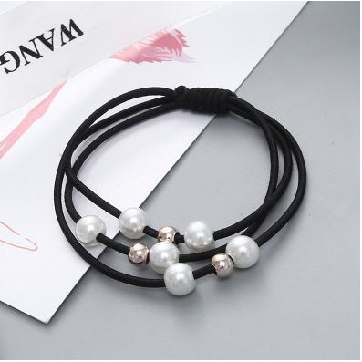 FYGALERY ACC103 Ikat Rambut Body Jewerly Karet Rambut Mutiara Wanita Aksesoris Rambut Fashion Korea Murah-6