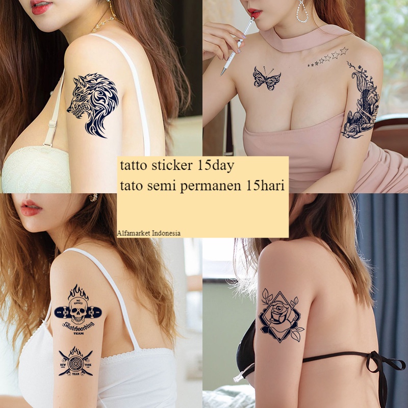 AMI tato temporer tahan lama 15 hari tato temporer anti air