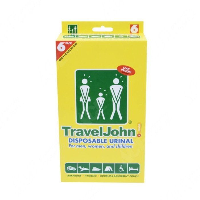 Traveljohn Disposable Urinal 800 Ml 6 Pcs