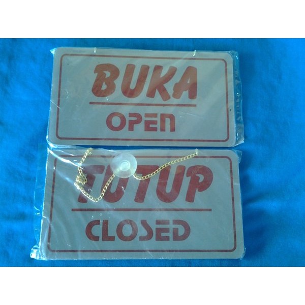 

Stok Terakhir Papan Open Close 1 pcs Diskon