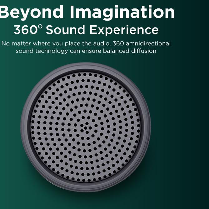 ✽ JOYSEUS JS02 Speaker Mini Portable TWS Speaker Stereo Bluetooth 5.0 - OT0029 ➫