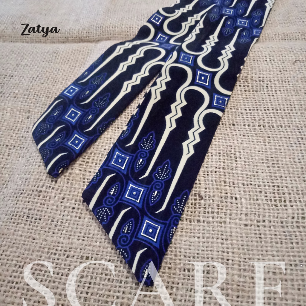 Twilly Batik Scarf by Zatya-Curigo Kesit Biru