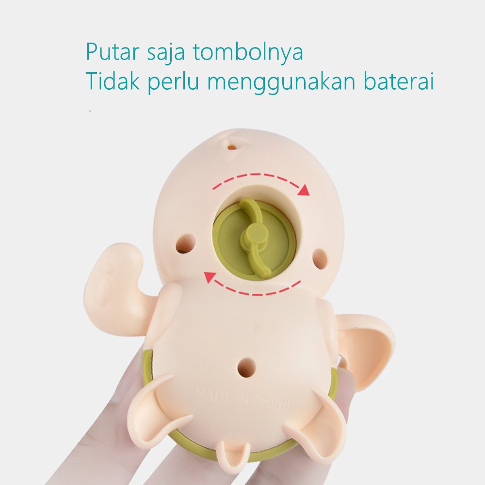 Mainan Mandi Anak Bayi Bentuk TURTLE KURA KURA Berenang Di Kolam Renang / Bak Mandi Mainan Air Lucu MAINAN MANDI MAINAN PUTAR MAINAN ANAK BERENANG BEBEK BEBEK MAINAN AIR