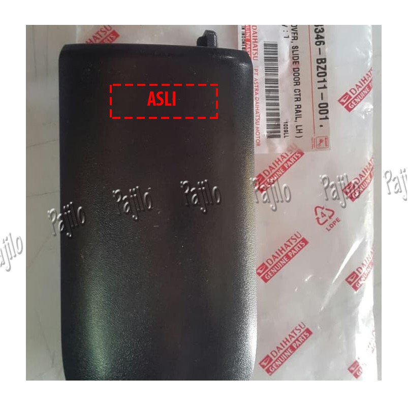 ORI Tutup Cover Rel Sliding Door Pintu Geser Samping Grand Gran Max GranMax GrandMax DAIHATSU Kaper 