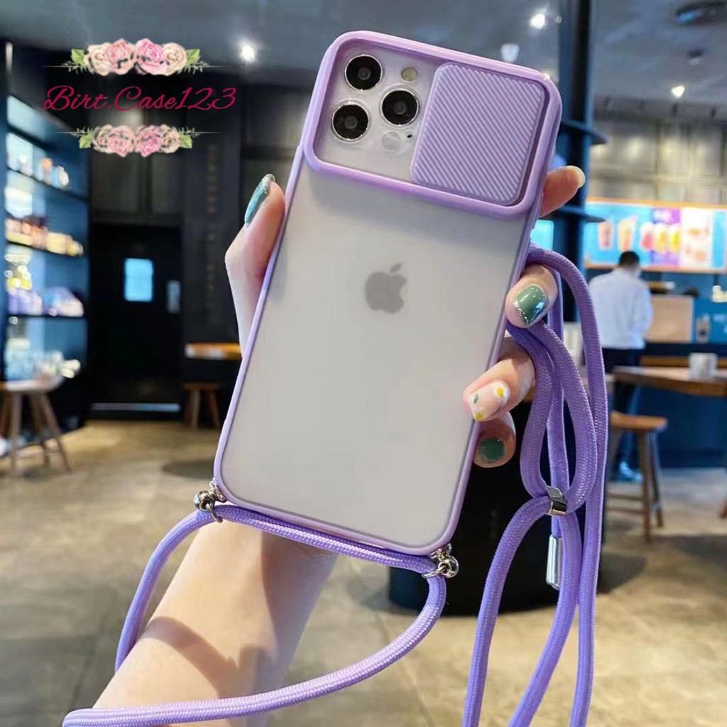 SOFTCASE SLINGCASE SLIDE PELINDUNG KAMERA IPHONE 6 6+ 7 7+ 8 8+ SE 2020 X XR XS MAX BC5705