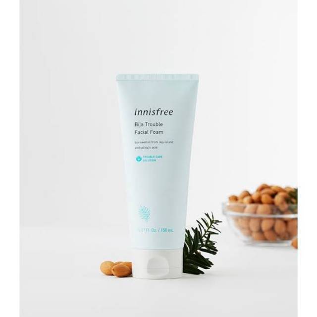 Innisfree Bija Trouble Facial Foam Cleanser 150ml Sabun Jerawat