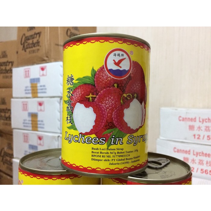 

Kalengbuah- Herring Brand Lychees In Syrup (Buah Leci Dalam Kaleng) 12 X 567Gr -Buah-Kaleng.