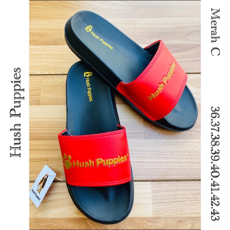 sandal hush merah C