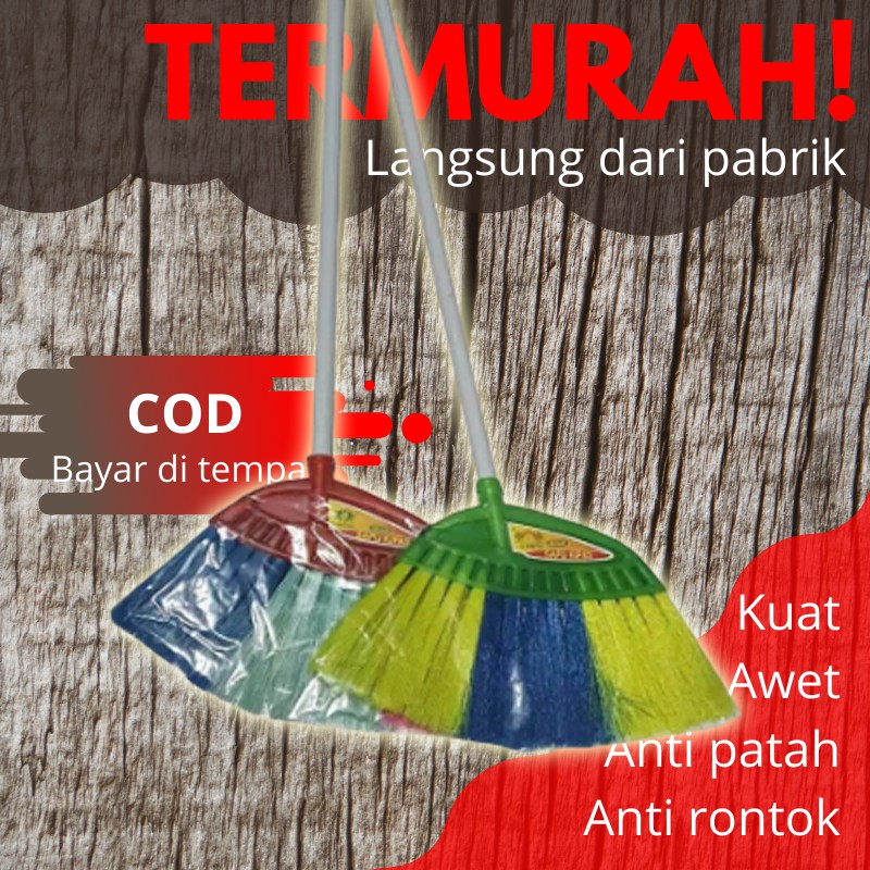 SAPU LANTAI / SAPU LANTAI NILON / SAPU SENAR / SAPU LANTAI SENAR MURAH / SAPU LANTAI SENAR BAGUS