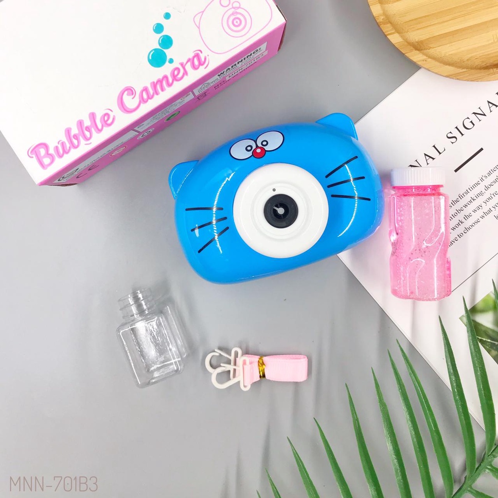 MAINAN ANAK BUBBLE CAMERA KAMERA GELEMBUNG SABUN KARAKTER SPIDERMAN HELLO KITTY DORAEMON TIGER-DORAEMON Kamera