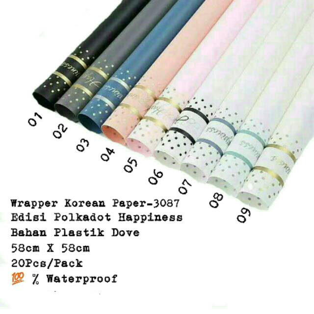 

Wrapper korean paper / bungkus bunga