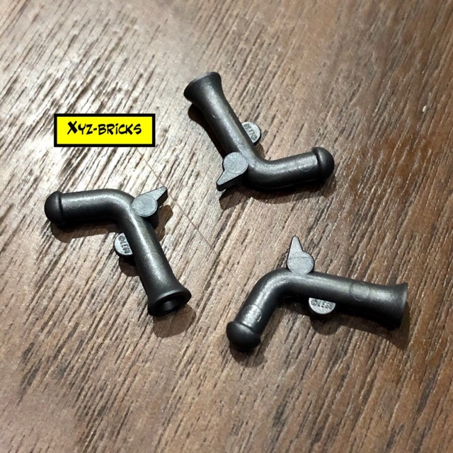 LEGO PARTS 6184874 - Mini Flintlock Pistol Silver Metallic
