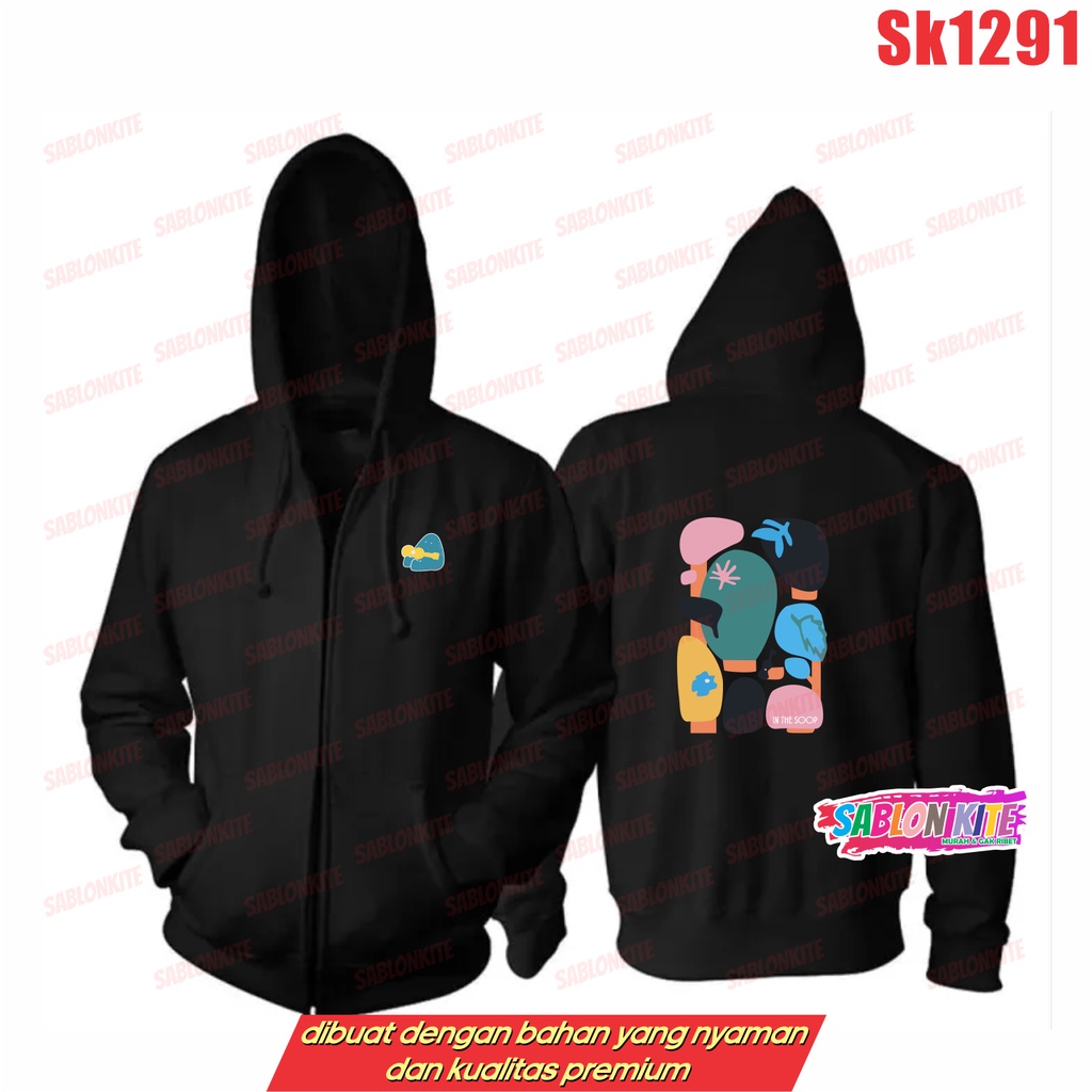 MURAH!!! HOODIE JAKET SLETING SEOK JIN SK1291 IN THE SOOP 2 UNISEX FLEECE