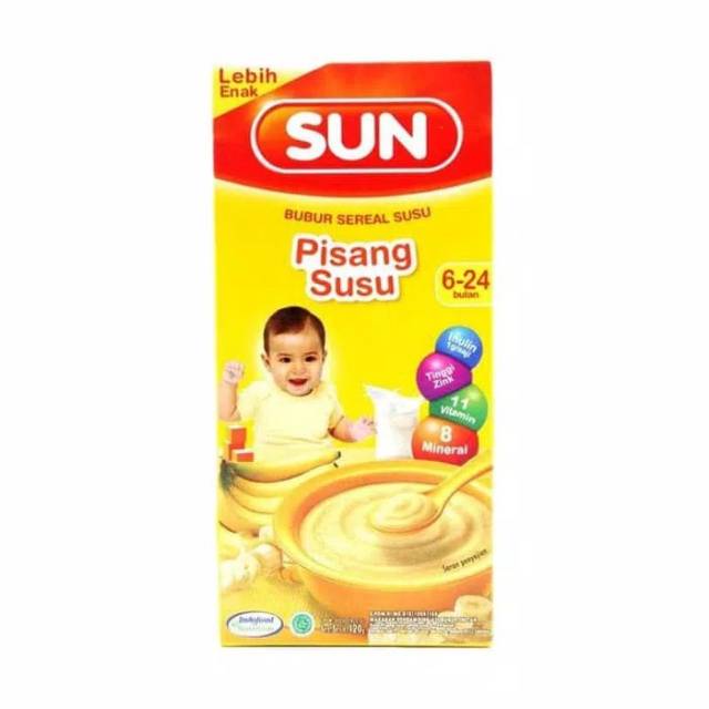 Sun bubur bayi 120 gr rasa pisang susu
