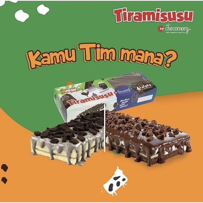 Tiramisusu Chocomory Bandung ( READY STOCK )